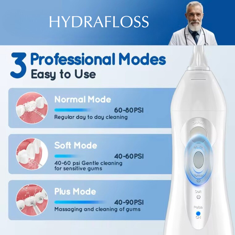 Hydrafloss – Cordless Water Flosser