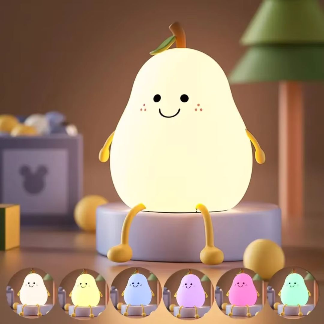Little Pear Silicone LED Night Light