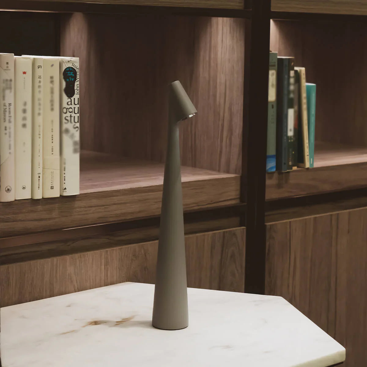 Gegoten lamp