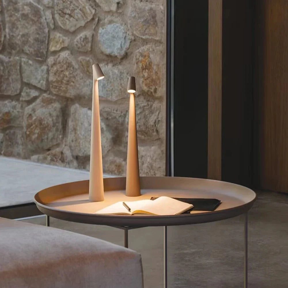Gegoten lamp
