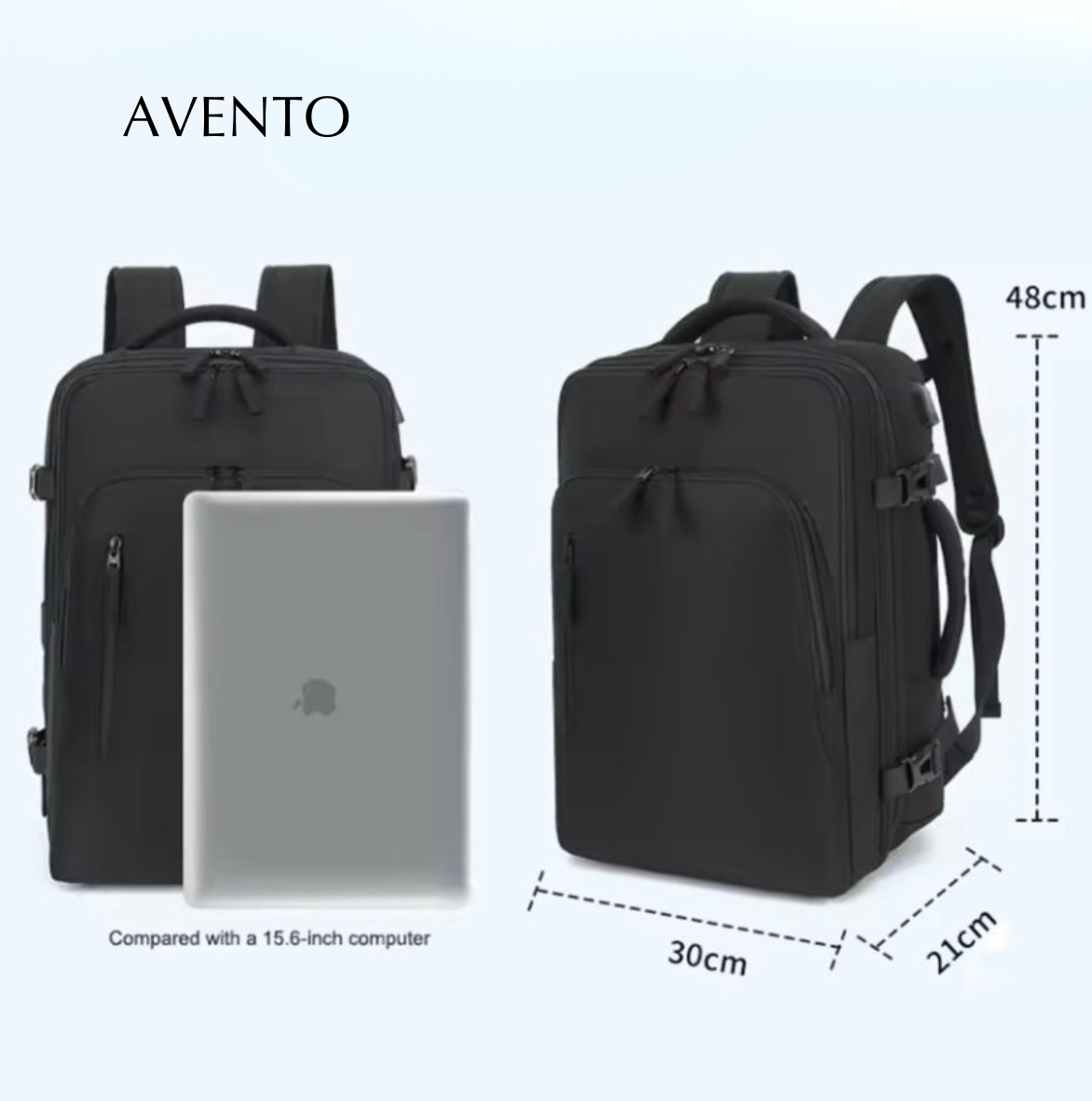 Avento-Tasche – Handgepäckgröße, zugelassen für Billigflieger!