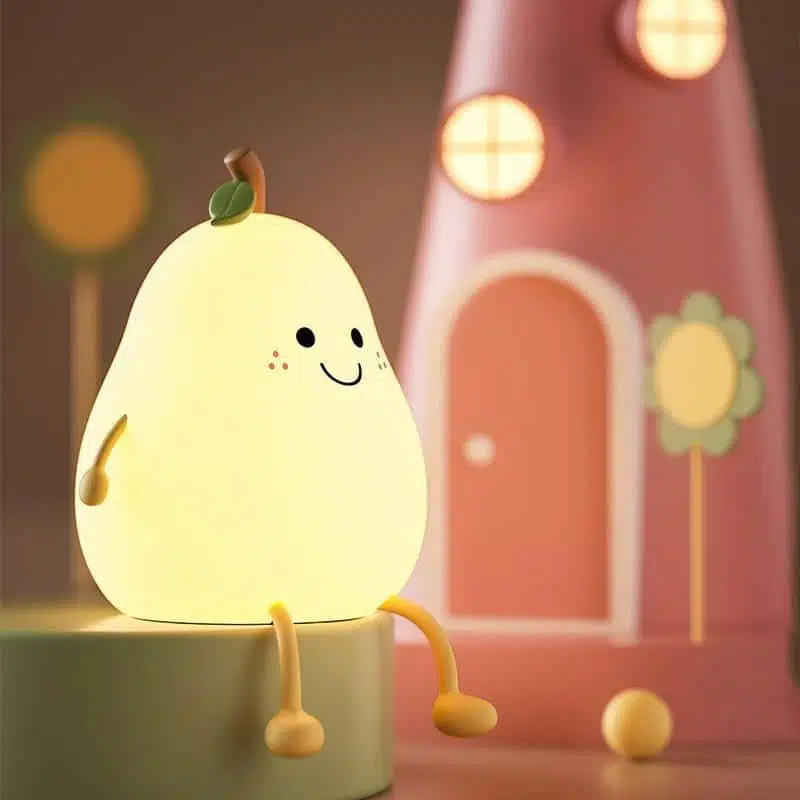 Little Pear Silicone LED Night Light