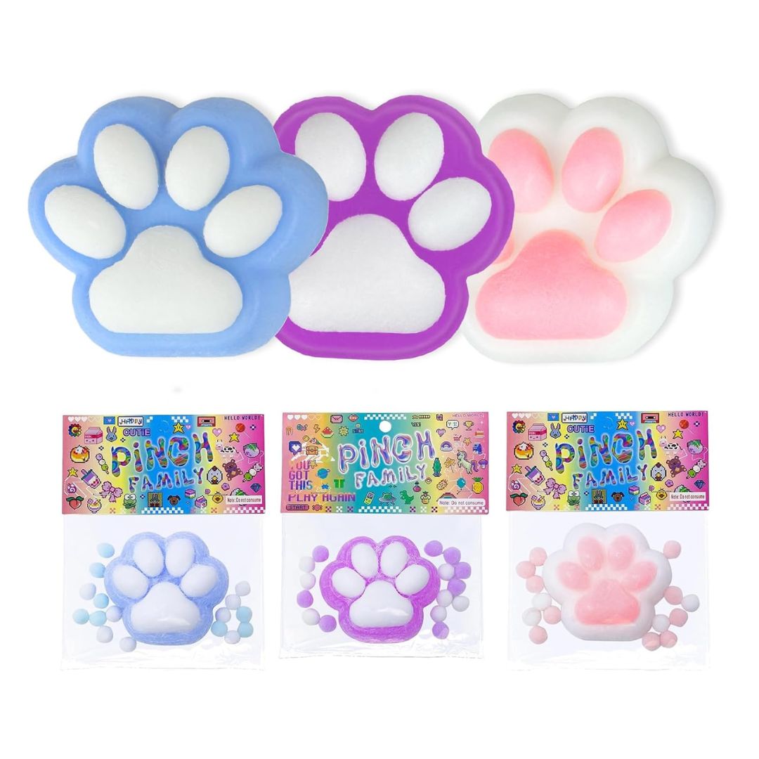 Squishy Cat Paws - 3 pieces